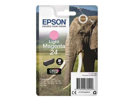 Epson 24 - lys magenta - original - blekkpatron (C13T24264012)