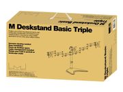 Multibrackets M Deskstand Basic Triple monteringssett - for 3 LCD-skjermer - svart (7350073733392)