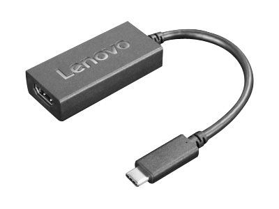 Lenovo USB-C to HDMI Adapter - Ekstern videoadapter - USB-C - HDMI - for 100e (2nd Gen); 300e (2nd Gen); ThinkBook 13; 14; ThinkPad E595; P51; P53; P71 (4X90M44010)