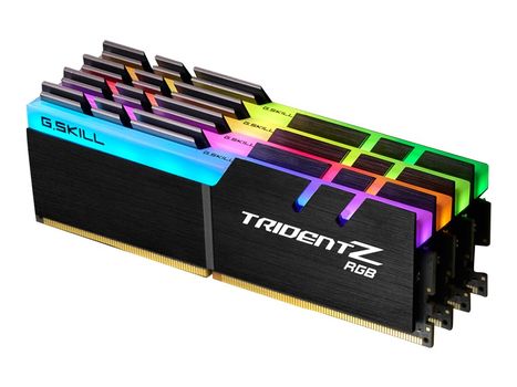 G.SKILL TridentZ RGB Series - DDR4 - 32 GB: 4 x 8 GB - DIMM 288-pin - 3200 MHz / PC4-25600 - CL14 - 1.35 V - ikke-bufret - ikke-ECC (F4-3200C14Q-32GTZR)