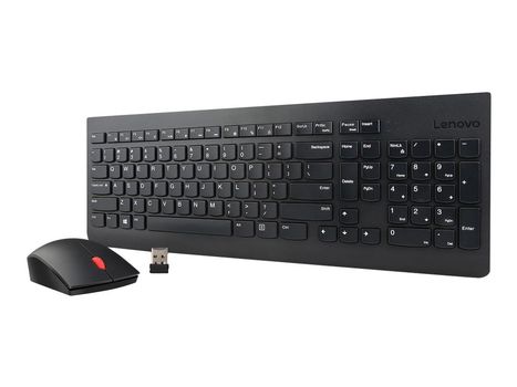 Lenovo Essential Wireless Combo - tastatur- og mussett - Svensk/ finsk (4X30M39491)