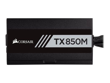 Corsair TX-M Series TX850M - Strømforsyning (intern) - ATX12V 2.4/ EPS12V 2.92 - 80 PLUS Gold - AC 100-240 V - 850 watt - aktiv PFC - Europa (CP-9020130-EU)