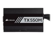 Corsair TX-M Series TX550M - Strømforsyning (intern) - ATX12V 2.4/ EPS12V 2.92 - 80 PLUS Gold - AC 100-240 V - 550 watt - aktiv PFC - Europa (CP-9020133-EU)