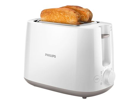 Philips Daily Collection HD2581 - brødrister - hvit (HD2581/00)
