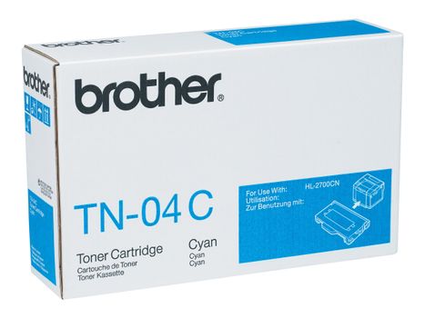 Brother TN04C - cyan - original - tonerpatron (TN04C)