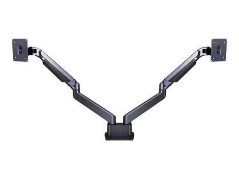 Multibrackets M VESA Gas Lift Arm Dual Side by Side monteringssett - justerbar arm - for 2 LCD-skjermer - svart (7350073733965)