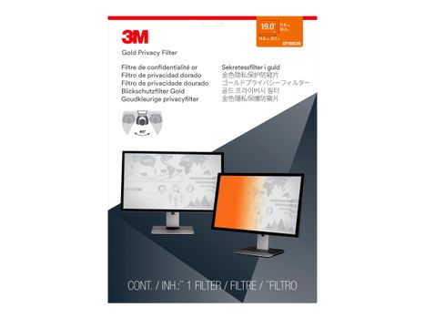 3M personvernfilter i gull for 19" Monitors 5:4 - personvernfilter for skjerm - 19" (GF190C4B)