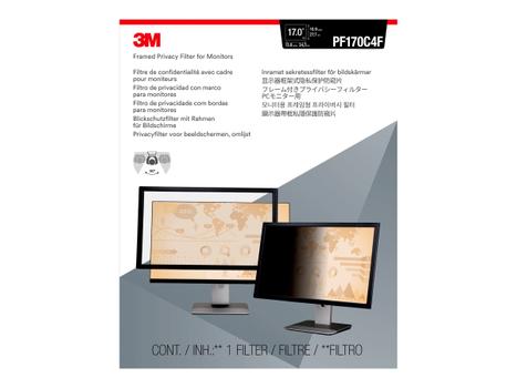 3M personvernfilter med ramme for 17" Monitors 5:4 - personvernfilter for skjerm - 17" (PF170C4F)