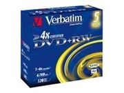 VERBATIM DataLifePlus - DVD+RW x 5 - 4.7 GB - lagringsmedier (43229)