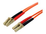 StarTech 1m Fiber Optic Cable - Multimode Duplex 50/125 - LSZH - LC/LC - nettverkskabel - 1 m (50FIBLCLC1          )