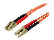 StarTech 2m Fiber Optic Cable - Multimode Duplex 50/125 - LSZH - LC/LC - nettverkskabel - 2 m (50FIBLCLC2          )