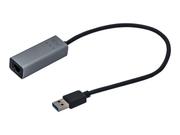 I-TEC USB 3.0 Metal Gigabit Ethernet Adapter - nettverksadapter - USB 3.0 - Gigabit Ethernet x 1 (U3METALGLAN)
