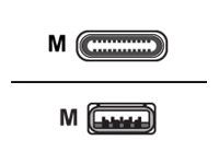 Huddly USB-kabel - USB-type A til 24 pin USB-C - 1.15 m