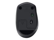 Logitech M590 Silent - Mus - høyrehendt - optisk - 7 knapper - trådløs - Bluetooth,  2.4 GHz - USB trådløs mottaker - grafittone (910-005197)