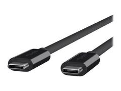 Belkin Monitor Cable with 4K Audio/Video Support - USB type C-kabel - 24 pin USB-C til 24 pin USB-C - 2 m