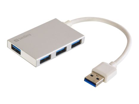 Sandberg USB 3.0 Pocket Hub - hub - 4 porter (133-88)