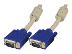 Deltaco VGA-kabel - HD-15 (VGA) (hann) til HD-15 (VGA) (hann) - 2 m