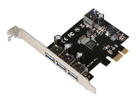MicroConnect USB-adapter - PCIe 2.0 - USB 3.0 x 3 + USB 3.0 (intern) (MC-USB3.0-F3B1)