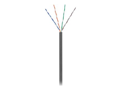 MicroConnect samlet kabel - 100 m - svart (KAB025-100)
