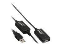 MicroConnect USB-forlengelseskabel - USB (hunn) til USB (hann) - USB 2.0 - 15 m - aktiv (USBAAF15A)
