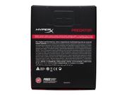 Kingston HyperX Predator - DDR4 - 32 GB: 4 x 8 GB - DIMM 288-pin - 3333 MHz / PC4-26600 - CL16 - 1.35 V - ikke-bufret - ikke-ECC - svart (HX433C16PB3K4/32)
