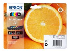 Epson 33 Multipack - 5-pack - svart, gul, cyan, magenta, fotosort - original - blekkpatron