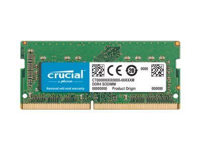 Crucial DDR4 - 16 GB - SO DIMM 260-pin - 2400 MHz / PC4-19200 - CL17 - 1.2 V - ikke-bufret - ikke-ECC - for Apple iMac with Retina 5K display (I midten av 2017) (CT16G4S24AM)