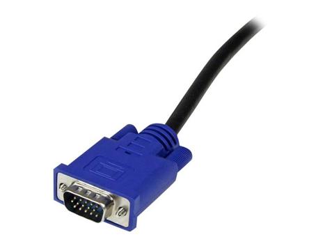 StarTech 15 ft 2-in-1 Ultra Thin USB KVM Cable - video- / USB-kabel - 4.57 m (SVECONUS15          )