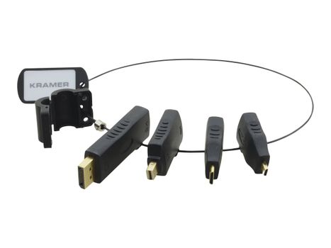 KRAMER AD-RING-2 - video/ lyd-adaptersett - DisplayPort / HDMI (99-9191021)