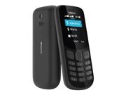 Nokia 130 - svart - funksjonstelefon - 8 MB - GSM (A00028479)
