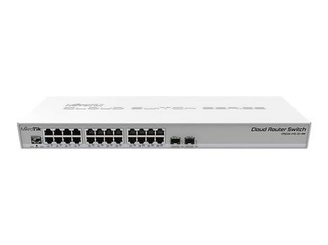 MikroTik Cloud Router Switch CRS326-24G-2S+RM - switch - 24 porter - Styrt - rackmonterbar (CRS326-24G-2S+RM)