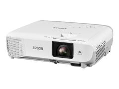 Epson EB-W39 - 3 LCD-projektor - portabel - LAN - grå, hvit