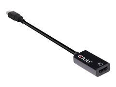 Club 3D Video/audio-adapter - DisplayPort / HDMI - Mini DisplayPort (hann) til HDMI (hunn) - 16.86 cm - 4K-støtte
