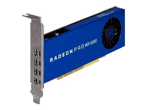 DELL AMD Radeon Pro WX 4100 - grafikkort - Radeon Pro WX 4100 - 4 GB (490-BDRJ)