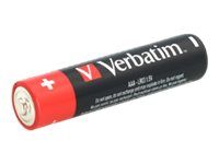 Verbatim batteri - 10 x AAA / LR03 - Alkalisk