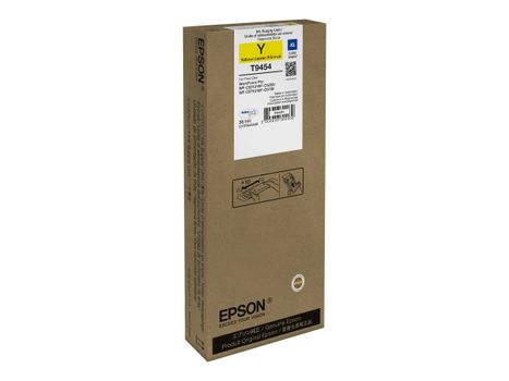 Epson T9454 - 38.1 ml - XL-størrelse - gul - original - blekkpatron - for WorkForce Pro WF-C5210DW,  WF-C5290DW,  WF-C5710DWF,  WF-C5710DWF Power PDF, WF-C5790DWF (C13T945440)