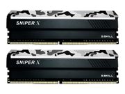 G.SKILL SNIPER X Series - Urban Camo - DDR4 - sett - 32 GB: 2 x 16 GB - DIMM 288-pin - 3200 MHz / PC4-25600 - ikke-bufret (F4-3200C16D-32GSXWB)