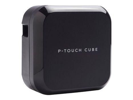 Brother P-Touch Cube Plus PT-P710BT - Etikettskriver - termotransfer - Rull (2,4 cm) - 180 x 360 dpi - inntil 68 etiketter/ min - USB 2.0, Bluetooth - automatisk skjærer (PTP710BTXG1)