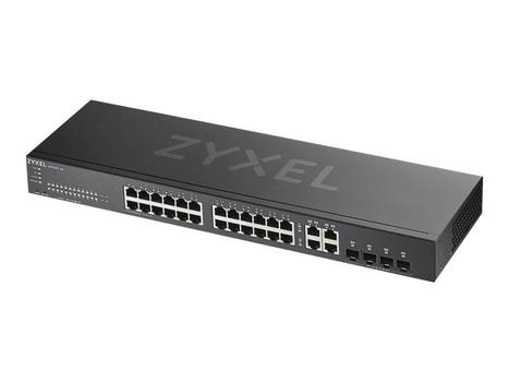 Zyxel GS1920-24v2 - switch - 24 porter - smart - rackmonterbar (GS1920-24V2-EU0101F)
