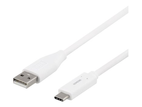 Deltaco USB-A til USB-C-kabel,  1m (USBC-1009M)