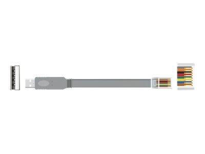 Delock seriell kabel - 50 cm - grå (63920)