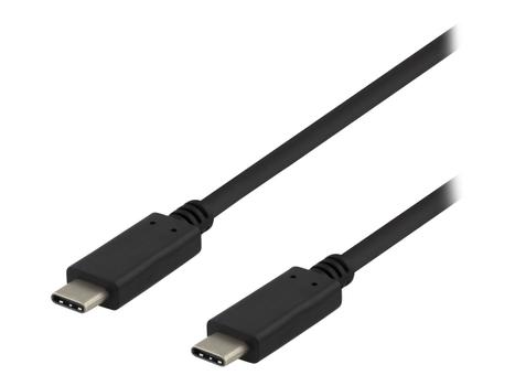 Deltaco USBC-1402 - USB type C-kabel - USB-C til USB-C - 1 m (USBC-1402)
