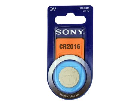 Sony CR-2016 - Batteri CR2016 - Li - 85 mAh (CR2016B1A)