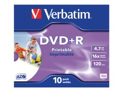 VERBATIM DataLifePlus - DVD+R x 10 - 4.7 GB - lagringsmedier
