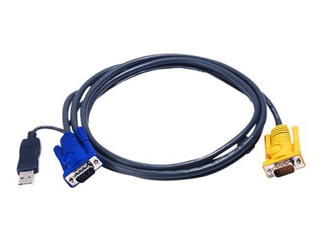 ATEN 2L-5203UP - video- / USB-kabel - 3 m (2L-5203UP)