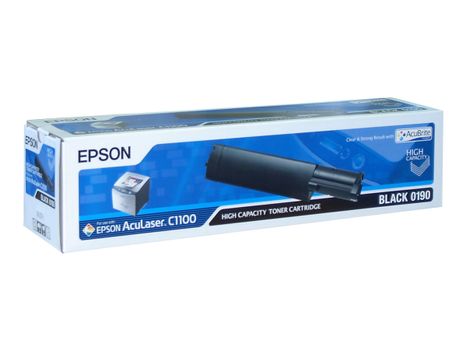 Epson 0190 - høykapasitets - svart - original - tonerpatron (C13S050190)
