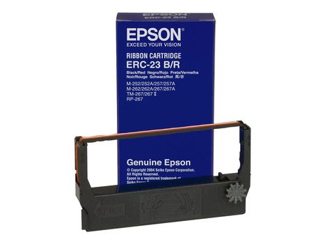 Epson ERC 23BR - 1 - svart, rød - skriverbånd (C43S015362)