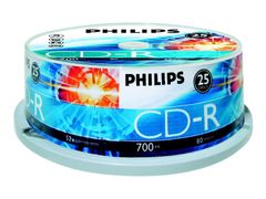 Philips CD-R x 25 - 700 MB - lagringsmedier