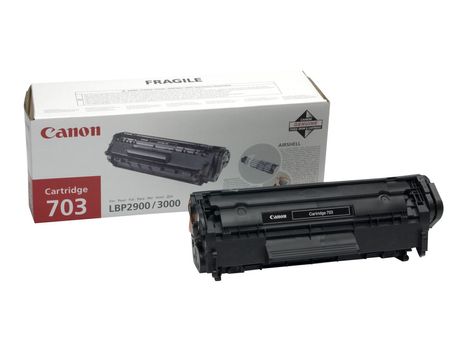 Canon 703 - svart - original - tonerpatron (7616A005)