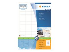 Herma Premium - Papir - matt - permanent selv-adhesiv - hvit - 38.1 x 21.2 mm 6500 etikett(er) (100 ark x 65) laminerte etiketter